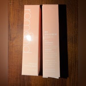 Bundle of TWO Rom&nd Glasting Melting Balms in shade 01 Coco Nude, NIB